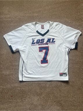 VTG L90’s / Y2K Los Alamitos High School Griffins White Lacrosse Jersey